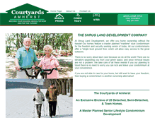 Tablet Screenshot of courtyards-amherst.com